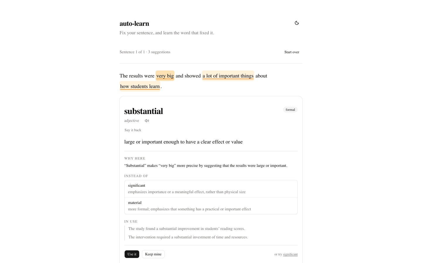 auto-learn